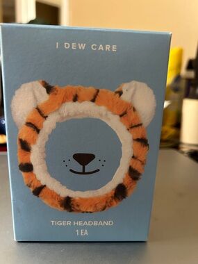 I DEW CARE Tiger Headband in Orange